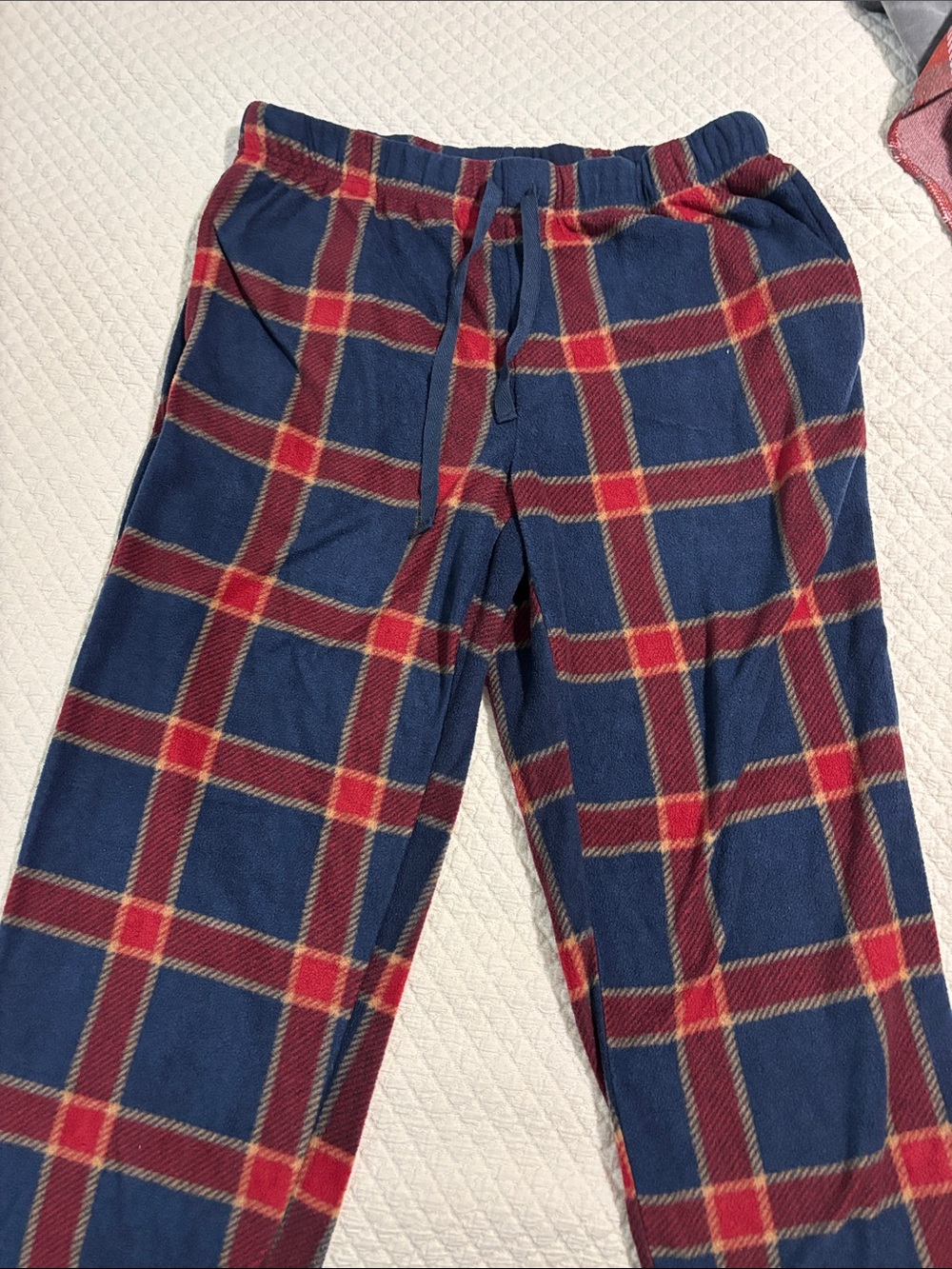 Avalanche Navy and Red Sleepwear Flannel Top